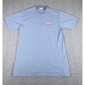 Larry‎ June X Midnight Organic Vette T-Shirt In Blue Medium Cotton